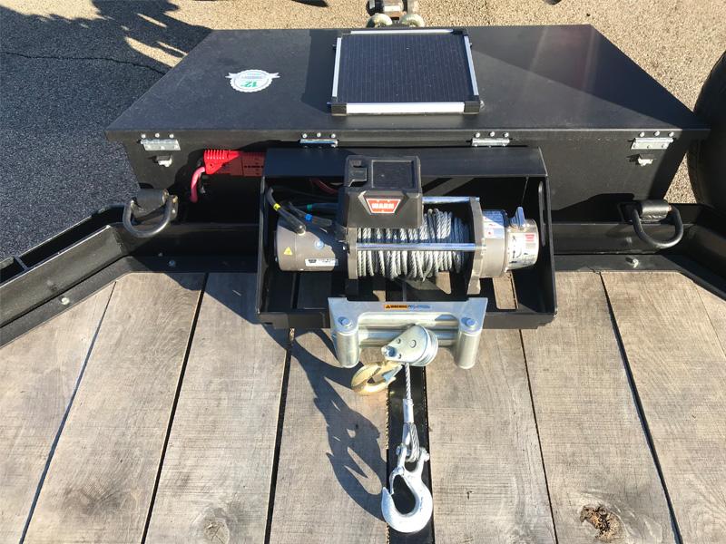 8K Domestic Winch, Winch Plate, and Quick Disconnect Cable Kit