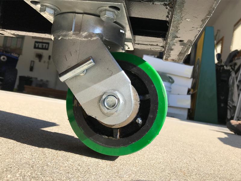 Braking Equipped Casters for Stability
